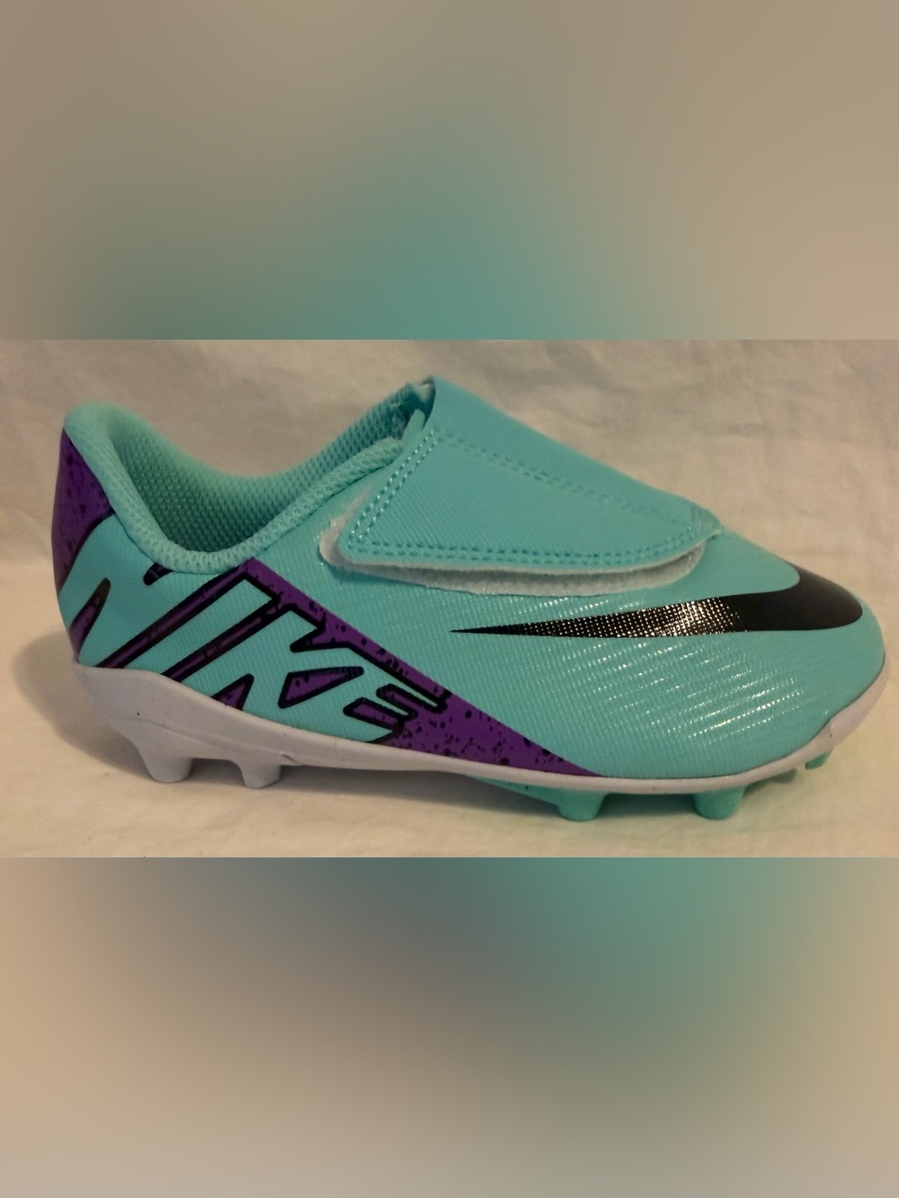 Nike Jr Vapor 15 Club PS Soccer Cleats Hyper Turq DJ5964-300 Toddler Sz: 10.5C